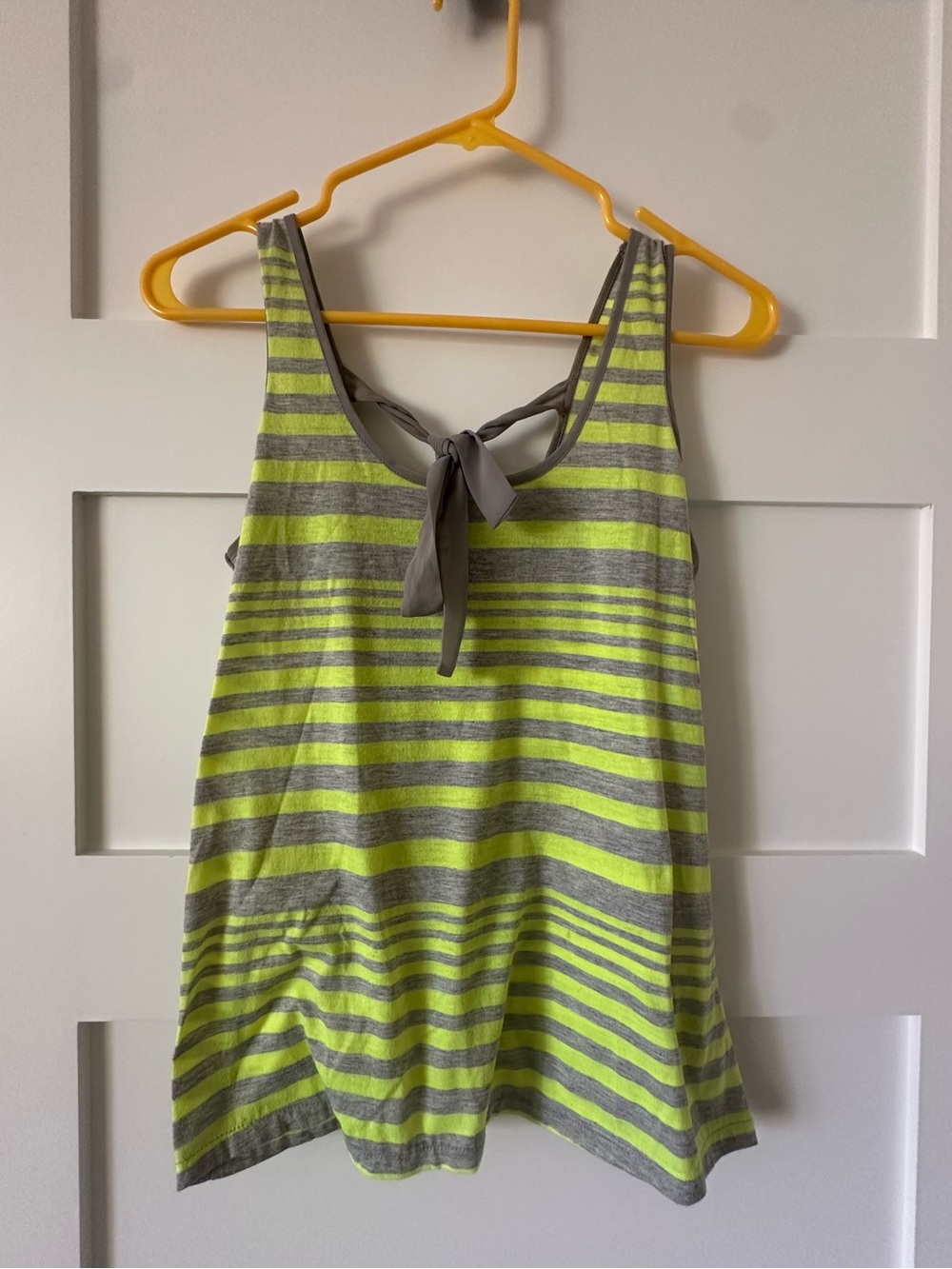 Outback Red Gray and Neon Yellow Tank